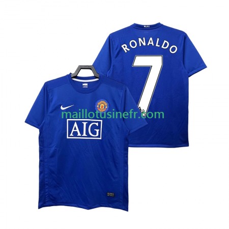 Maillot de Foot Manchester United Ronaldo 7 2008 2009 Troisième Retro Maillot de Foot Manchester United Ronaldo 7 2008 2009 Troisième Retro